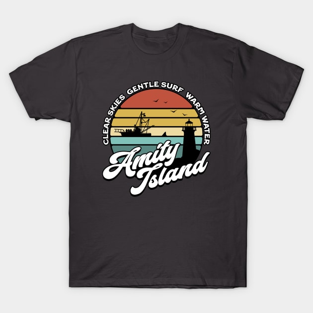 Visit Amity Island T-Shirt by NinthStreetShirts